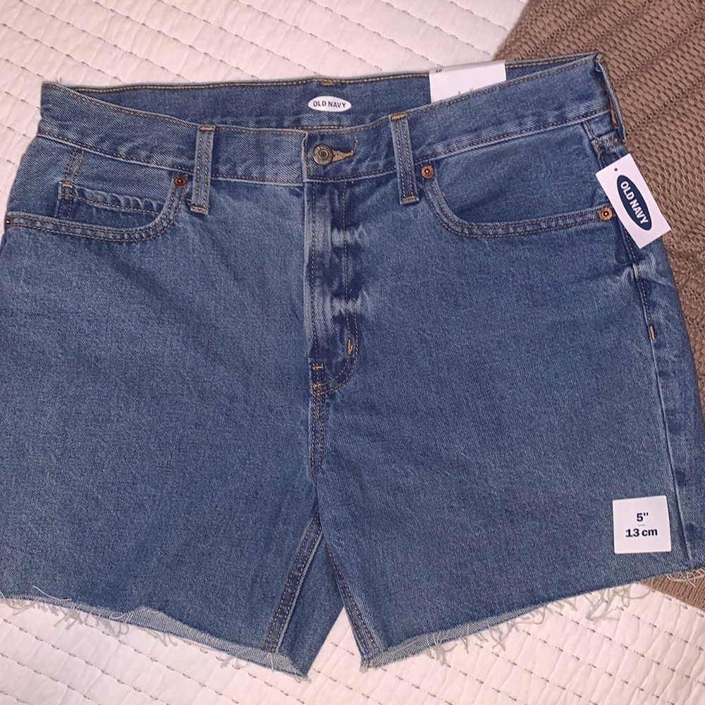 OLD NAVY | high rise denim jean shorts cut off NWT’s